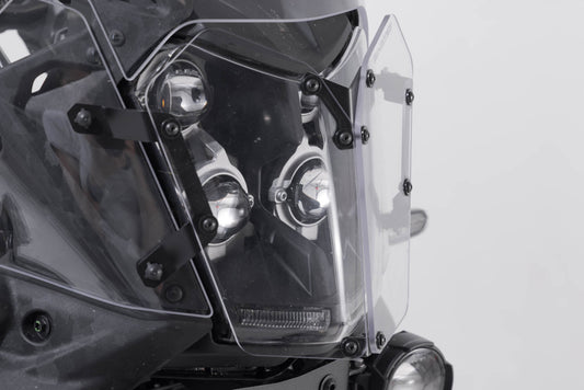 SW-Motech Scheinwerferschutz | Halterung mit Blende. Ténéré 700 World Raid/Rally.