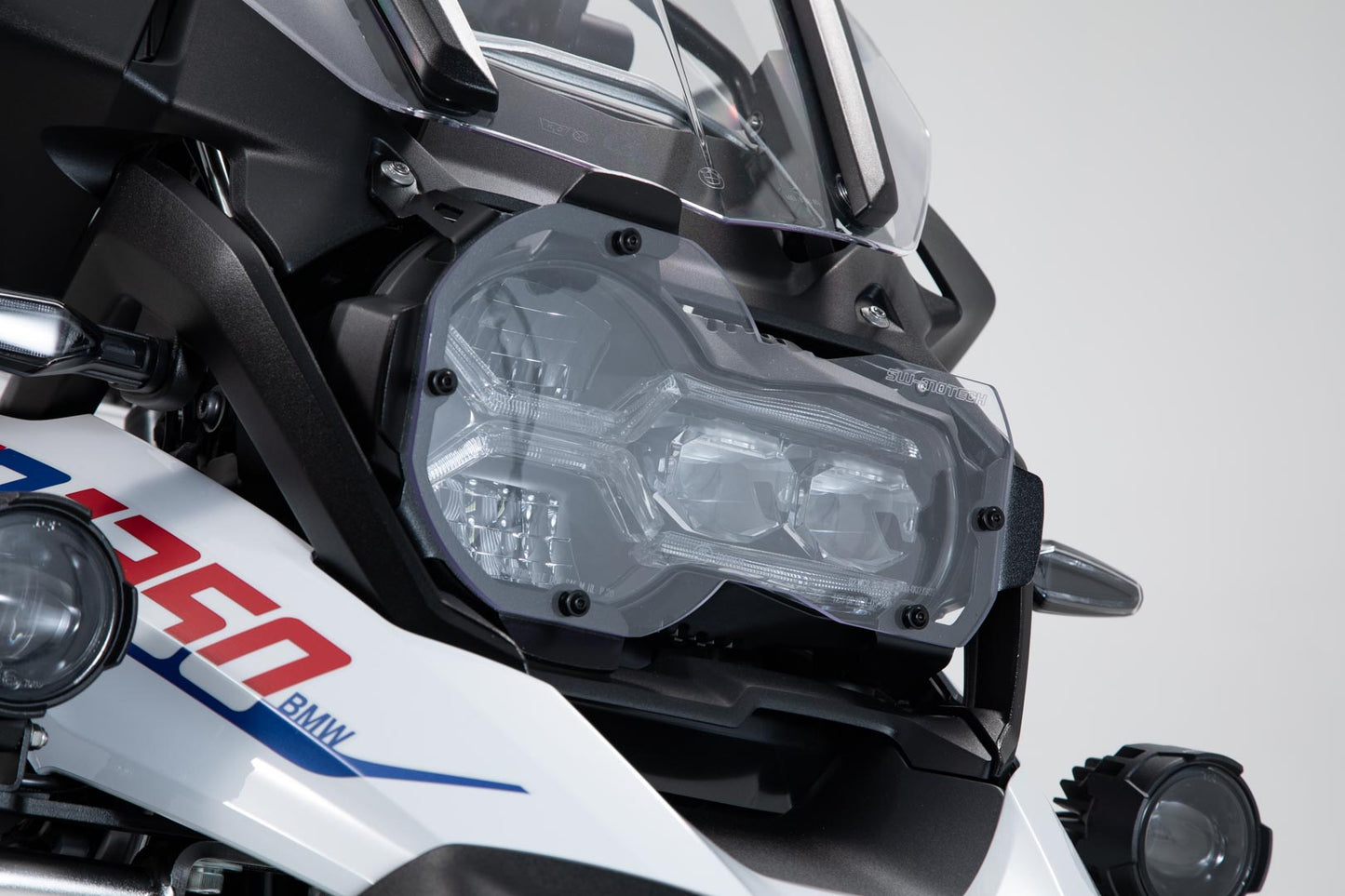 SW-Motech Scheinwerferschutz | Halterung mit Blende. R1200GS (12-),R1250GS (18-)