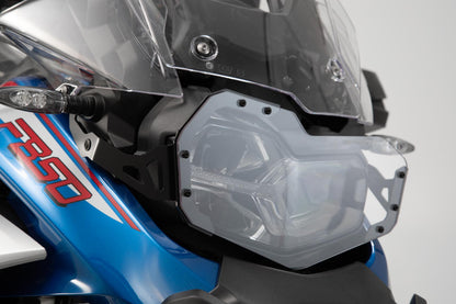 SW-Motech Scheinwerferschutz | Halterung mit Blende. BMW F850GS Adv (18-).