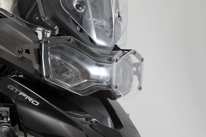 SW-Motech Scheinwerferschutz | Halterung mit Blende. Tiger 900/ GT/ Rally/ Pro.
