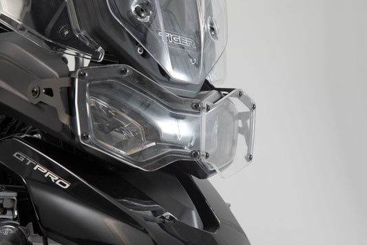 SW-Motech Scheinwerferschutz | Halterung mit Blende. Tiger 900/ GT/ Rally/ Pro.
