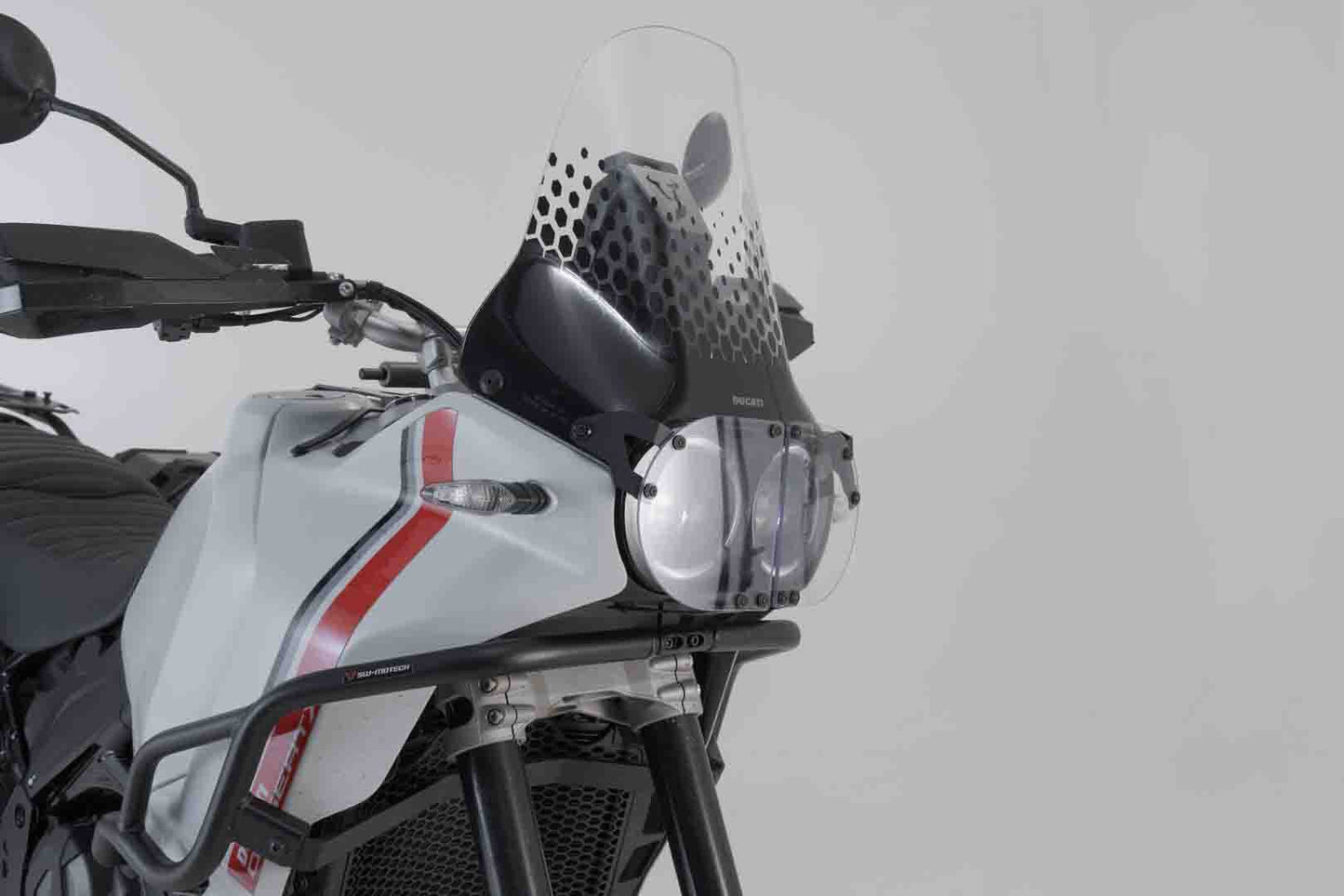 SW-Motech Scheinwerferschutz | Halterung mit Blende. Harley-D Pan America (21-).