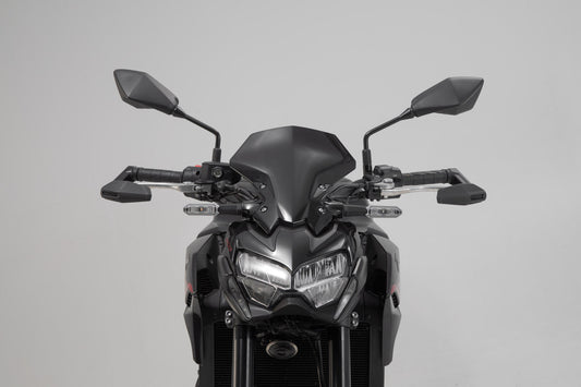 SW-Motech Hebelschützer mit Windabweiser | Schwarz. Kawasaki Modelle, Yamaha MT-09 (23-).