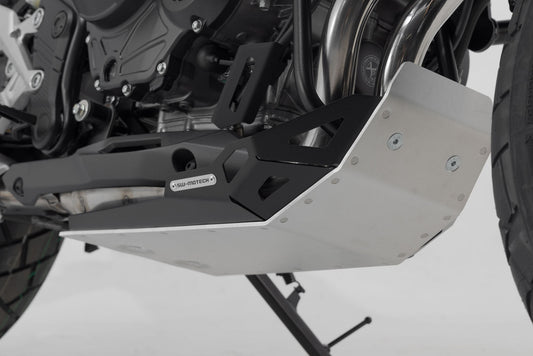 SW-Motech Motorschutz | Schwarz/Silbern. Honda CB500X (18-), NX500 (23-).
