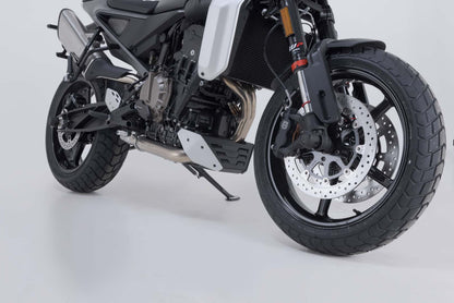 SW-Motech Bugspoiler | Schwarz/Silbern. Husqvarna Svartpilen 801 (24-).