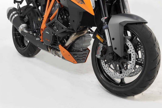 SW-Motech Bugspoiler | Orange/Schwarz. KTM 1290 Super Duke R / GT.