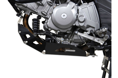 SW-Motech Motorschutz | Schwarz/Silbern. Suzuki DL 650 V-Strom (04-10).