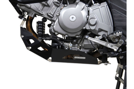 SW-Motech Motorschutz | Schwarz/Silbern. Suzuki DL 650 V-Strom (04-10).