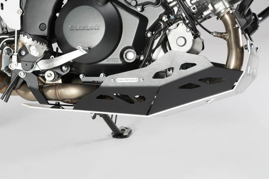 SW-Motech Motorschutz | Schwarz/Silbern. Für V-Strom 1000 mit Sturzbügel.
