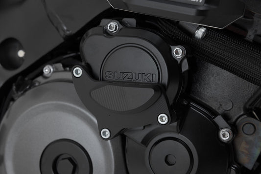 SW-Motech Motorschutz | Schwarz/Silbern. Für V-Strom 1000 mit Sturzbügel.