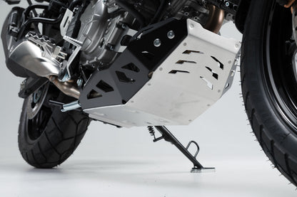SW-Motech Motorschutz | Schwarz/Silbern. Suzuki DL650 (11-) / XT (15-).