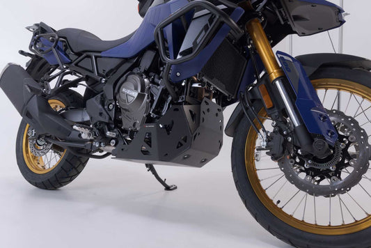 SW-Motech Motorschutz | Schwarz/Silbern. Suzuki DL650 (11-) / XT (15-).