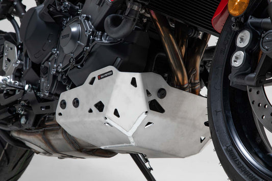 SW-Motech Motorschutz | Silbern. Yamaha Tracer 9 / GT (20-) / GT+ (22-).