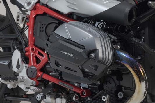 SW-Motech Motorschutz | Schwarz/Silbern. GS-Modelle / Husqvarna Nuda 900.