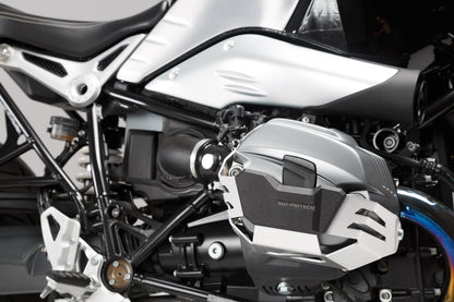 SW-Motech Zylinderschutz | Silbern. BMW R1200 R / GS / Adv, R nineT.