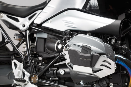 SW-Motech Zylinderschutz | Silbern. BMW R1200 R / GS / Adv, R nineT.