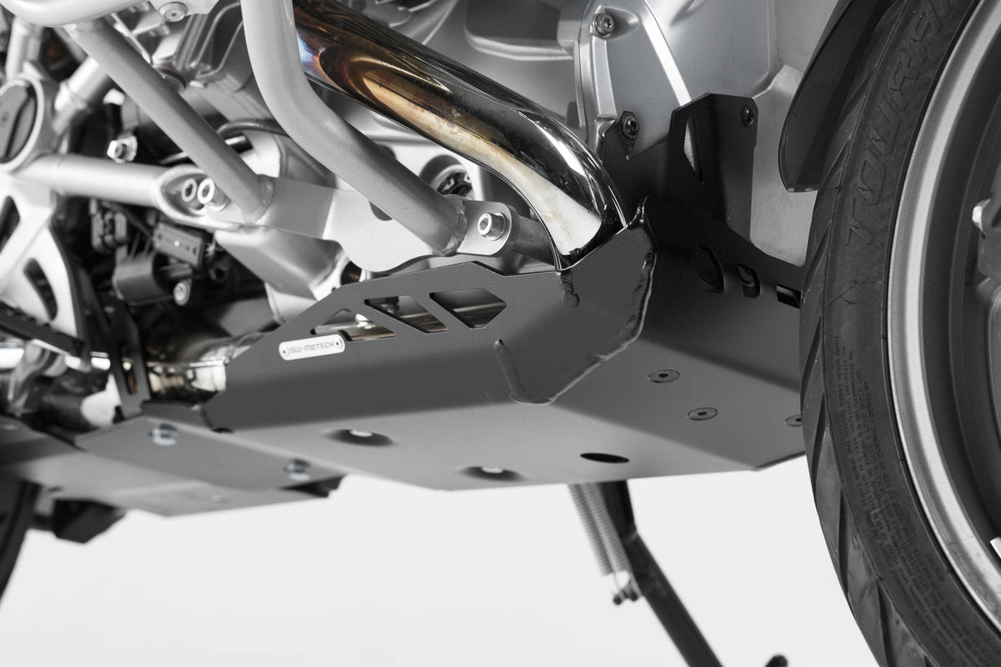 SW-Motech Motorschutz | Schwarz/Silbern. BMW F650GS, G650GS/Sertão.