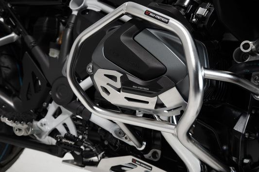 SW-Motech Zylinderschutz | Schwarz/Silbern. BMW R 1250 GS, R 1250 R (18-).