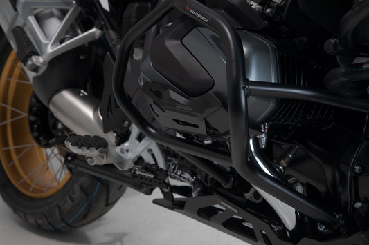 SW-Motech Zylinderschutz | Schwarz/Silbern. BMW R 1250 GS, R 1250 R (18-).