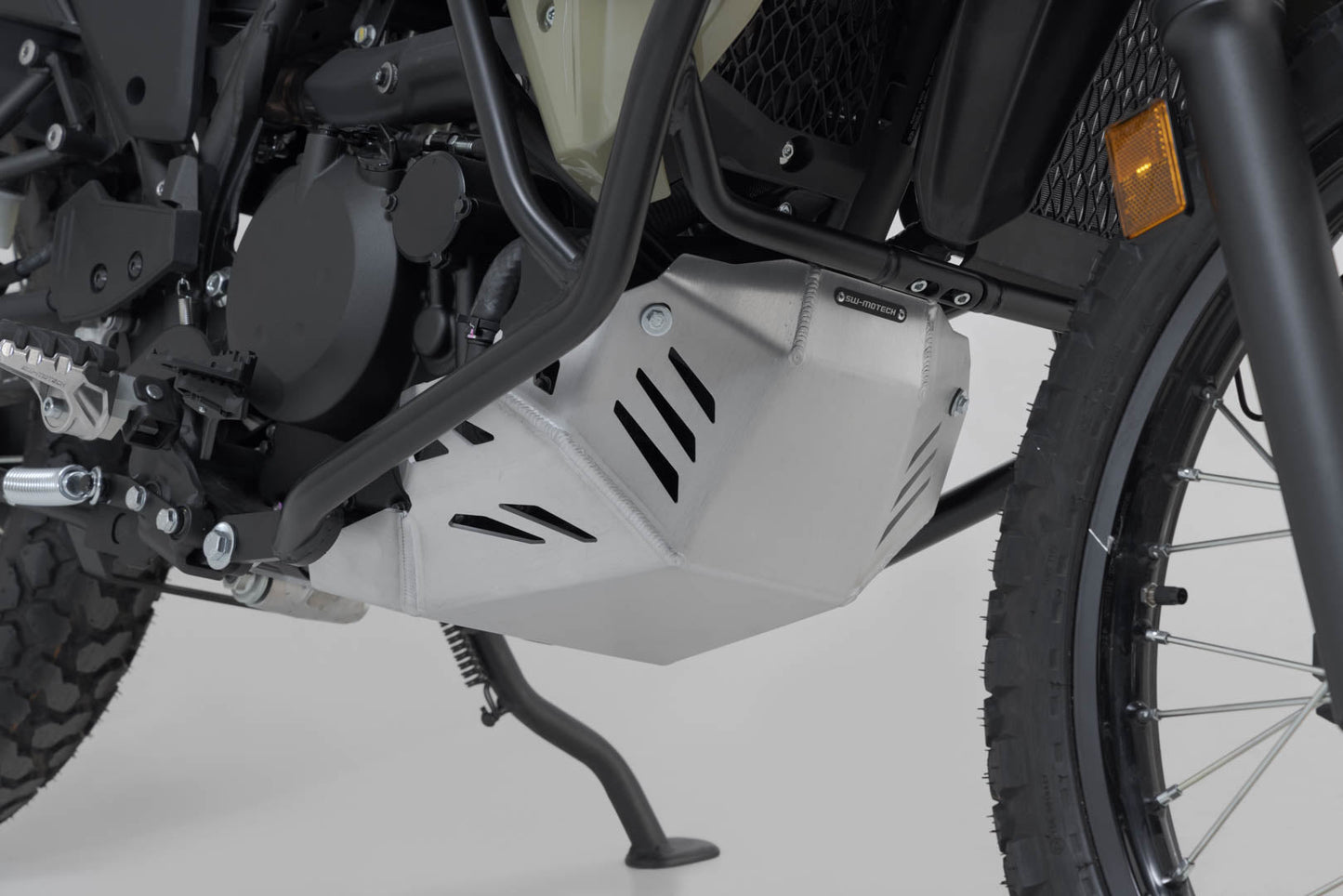 SW-Motech Motorschutz | Silbern. Kawasaki KLR 650 (08-).