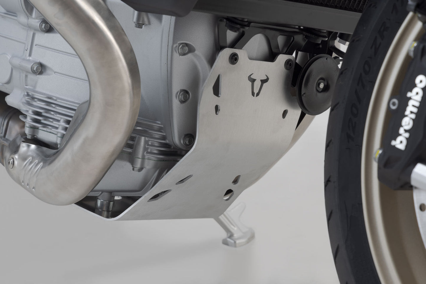 SW-Motech Motorschutz | Silbern. Moto Guzzi V100 Mandello/S.
