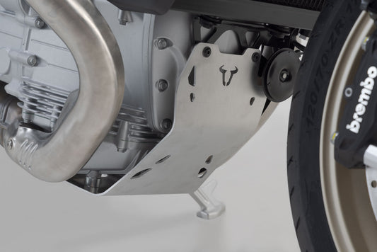 SW-Motech Motorschutz | Silbern. Moto Guzzi V100 Mandello/S.