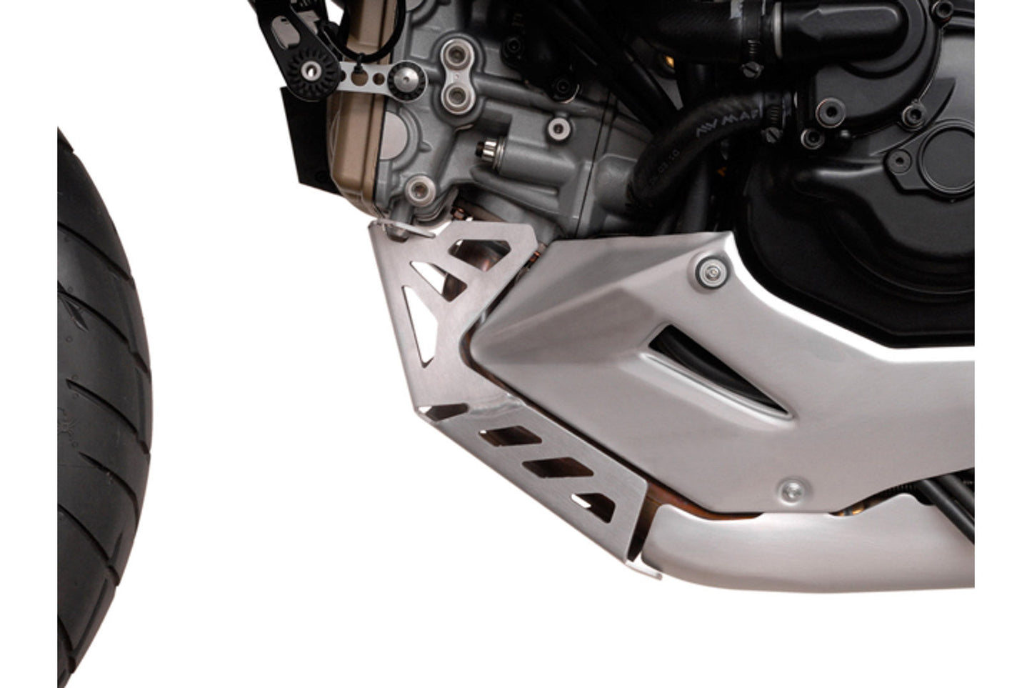 SW-Motech Motorschutz | Silbern. Ducati Multistrada 1200 / S (10-14).