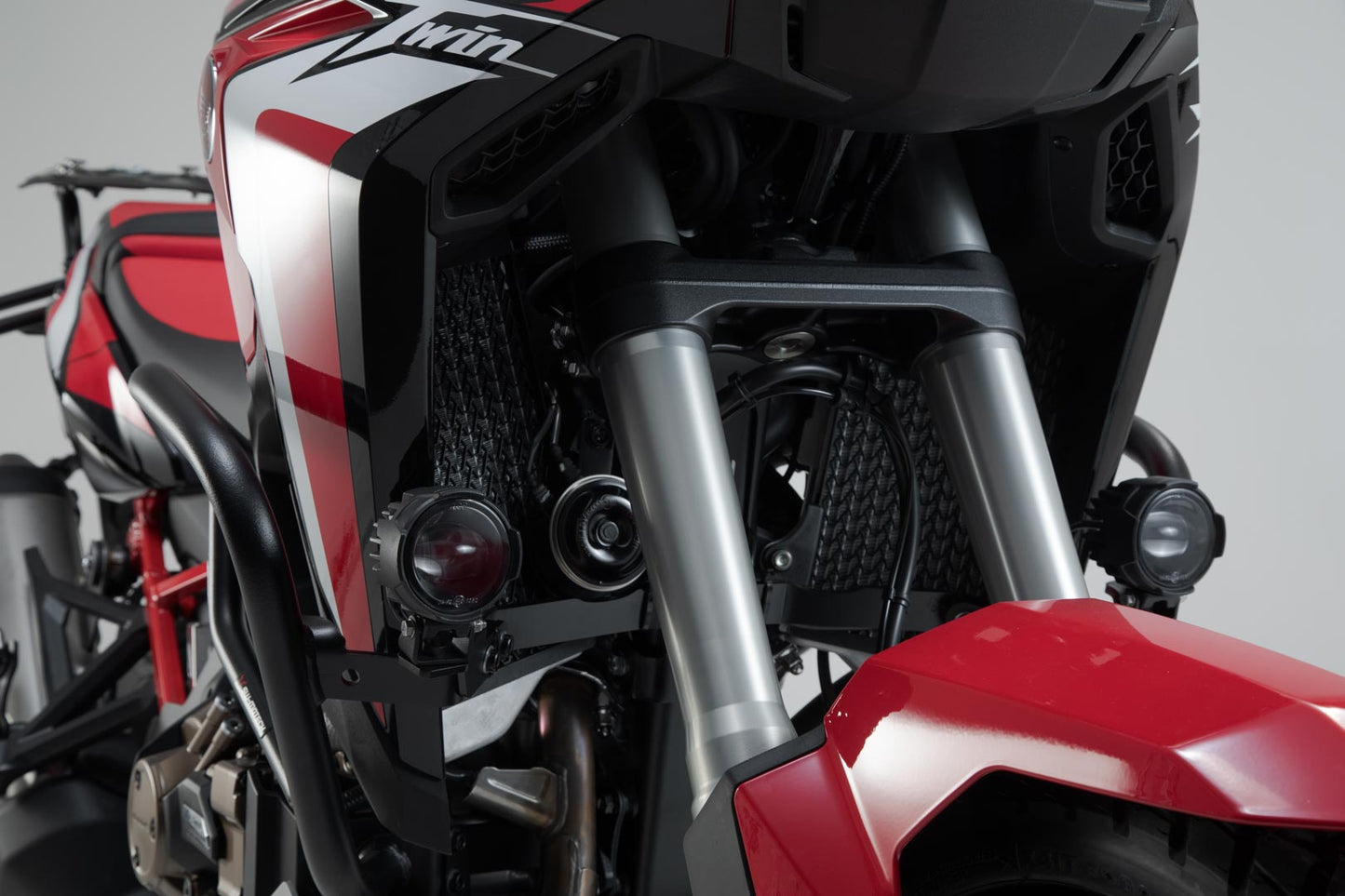 SW-Motech EVO Fernscheinwerfer-Kit | Schwarz. Honda VFR1200X Crosstourer (11-).