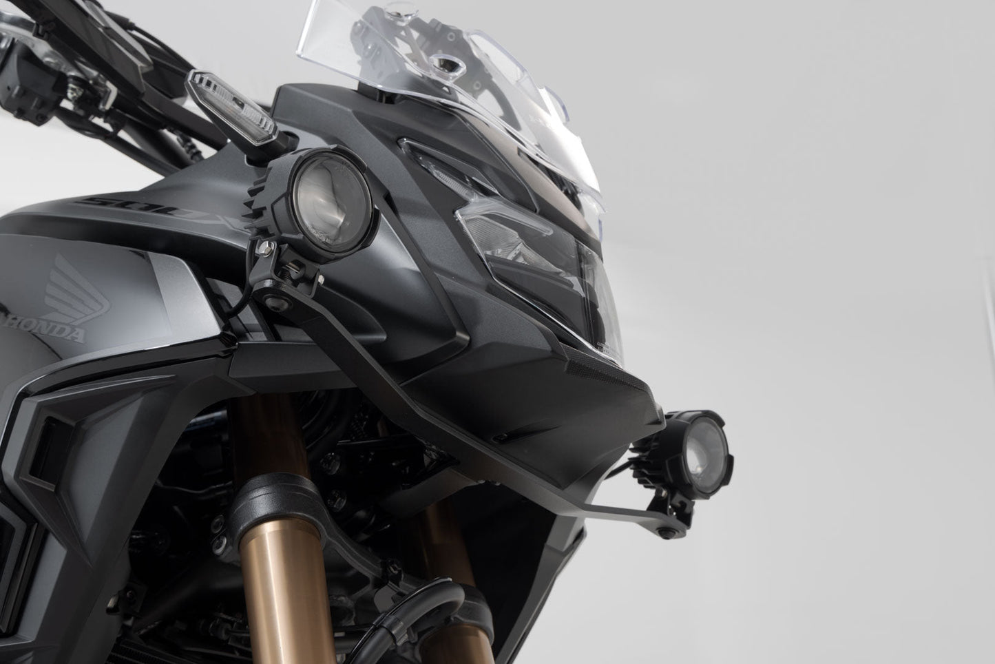 SW-Motech Scheinwerfer-Halter | Schwarz. Honda CB500X (18-), NX500 (23-).