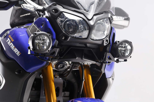 SW-Motech EVO Fernscheinwerfer-Kit | Schwarz. Suzuki V-Strom 1050 (19-).