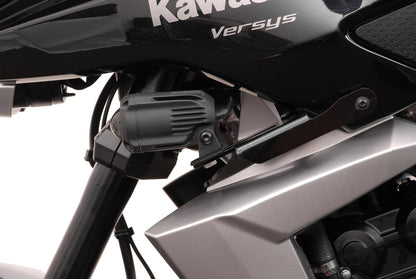 SW-Motech Scheinwerfer-Halter | Schwarz. Kawasaki Versys 650 (09-14).