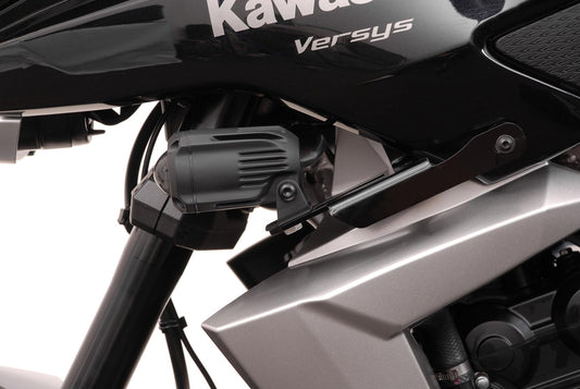SW-Motech Scheinwerfer-Halter | Schwarz. Kawasaki Versys 650 (09-14).