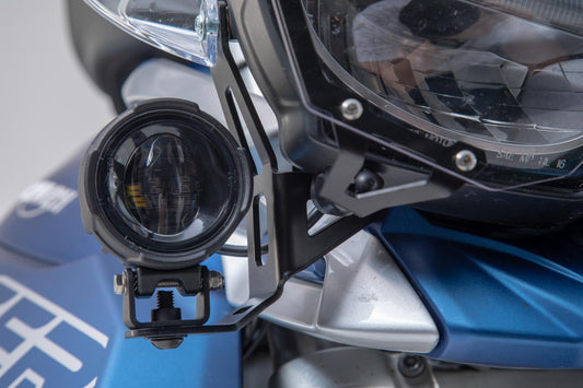 SW-Motech Scheinwerfer-Halter | Schwarz. Triumph Tiger 800 Modelle (10-).
