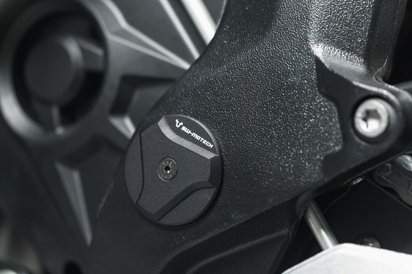 SW-Motech Rahmenkappen-Set | Schwarz. KTM 1050/1090/1190 Adv,1290 SAdv.