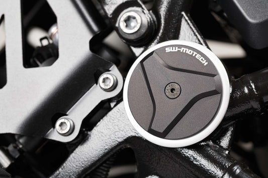 SW-Motech Rahmenkappen-Set | Schwarz. BMW S 1000 XR (15-19).