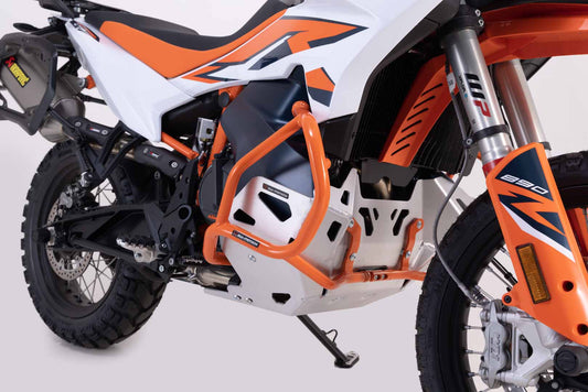 SW-Motech Sturzbügel | Orange. KTM 790 Adv/R (19-21), 890 Adv/R (20-22).