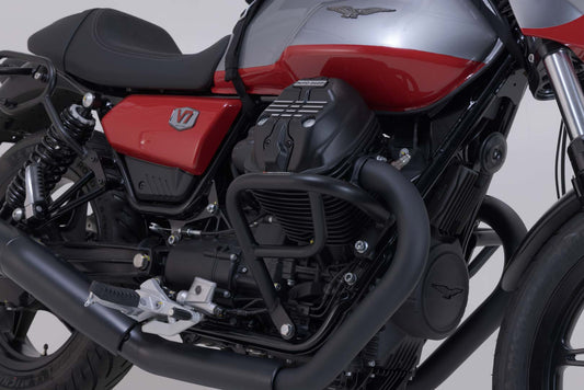 SW-Motech Sturzbügel | Schwarz. Moto Guzzi V7/V9-Modelle.