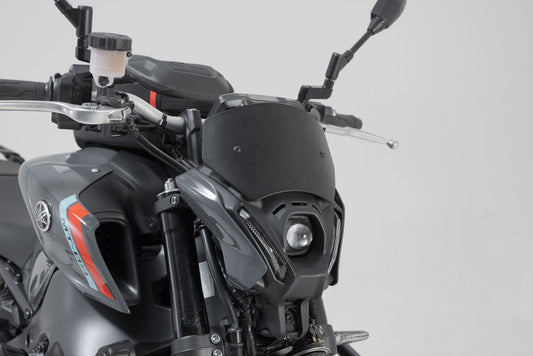 SW-Motech Windschild | Schwarz. Yamaha MT-09 / MT-09 SP (20-23).