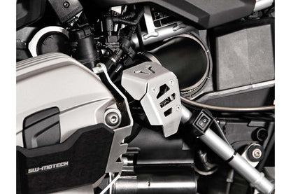 SW-Motech Bremsflüssigkeitsbehälter-Schutz | Silbern. BMW-, Ducati-, KTM-, Husqvarna-Modelle.