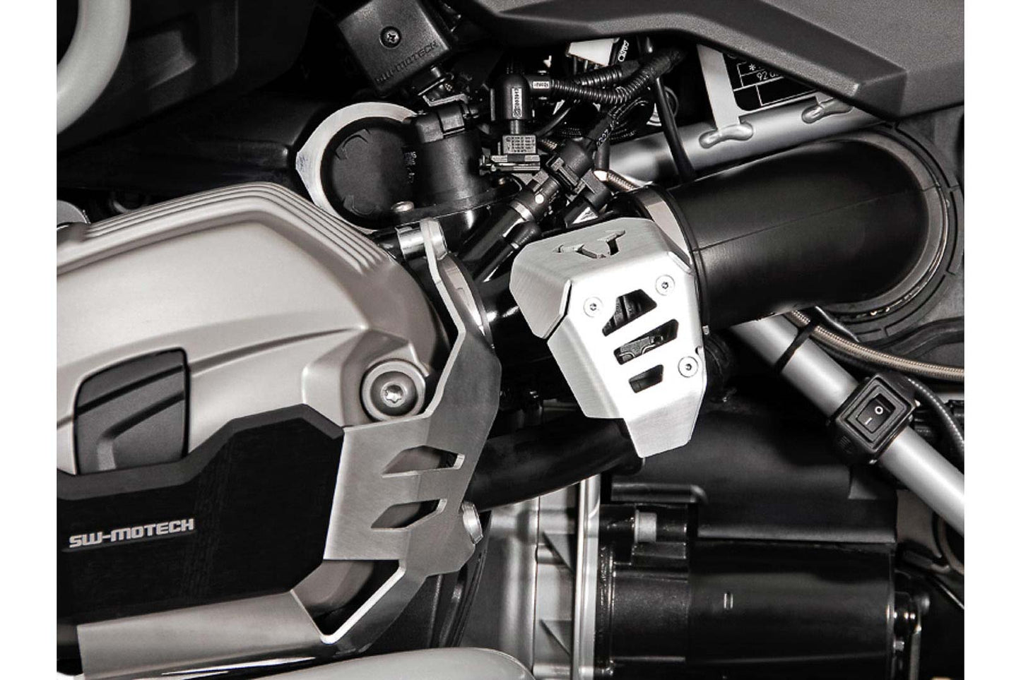 SW-Motech Potentiometerschutz | Silbern. BMW R 1200 GS (08-12) / R nineT (14-).