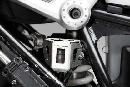 SW-Motech Bremsflüssigkeitsbehälter-Schutz | Silbern. BMW R nineT Modelle (14-).