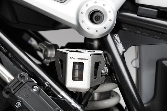 SW-Motech Bremsflüssigkeitsbehälter-Schutz | Silbern. BMW R nineT Modelle (14-).