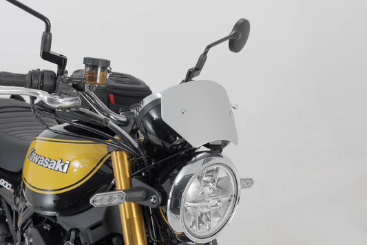 SW-Motech Windschild | Schwarz. Kawasaki Z900RS (17-) / SE (21-).