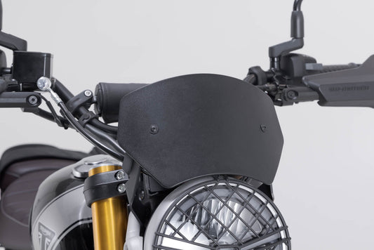 SW-Motech Windschild | Schwarz. Triumph Scrambler 400 X (23-).
