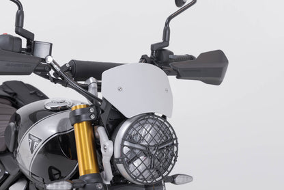 SW-Motech Windschild | Silbern. Triumph Scrambler 400 X (23-).