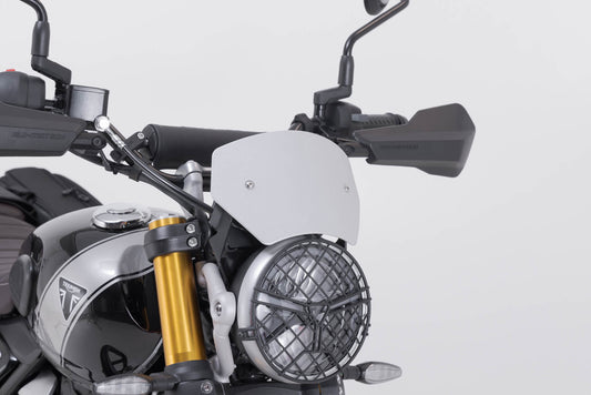 SW-Motech Windschild | Silbern. Triumph Scrambler 400 X (23-).