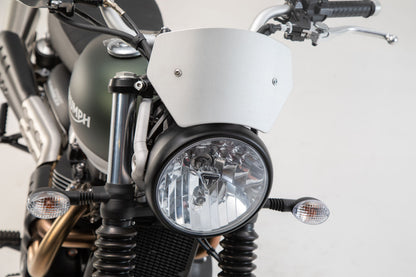 SW-Motech Windschild | Silbern. Triumph Street Scrambler 900 (16-).