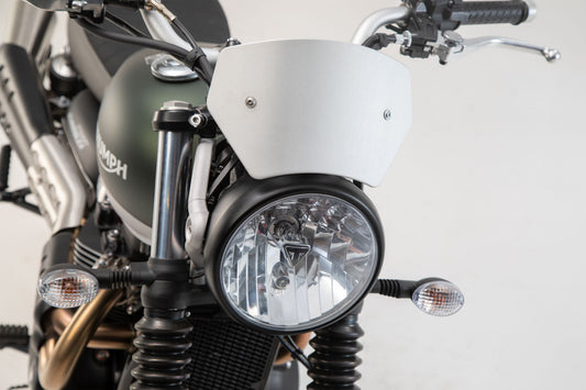 SW-Motech Windschild | Silbern. Triumph Street Scrambler 900 (16-).