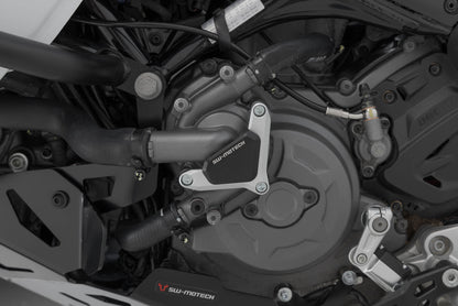 SW-Motech Wasserpumpenschutz | Schwarz/Silbern. Ducati Modelle.