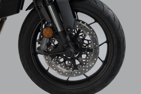SW-Motech Sturzpad-Kit für Vorderachse | Schwarz. Honda CB1000R (18-).